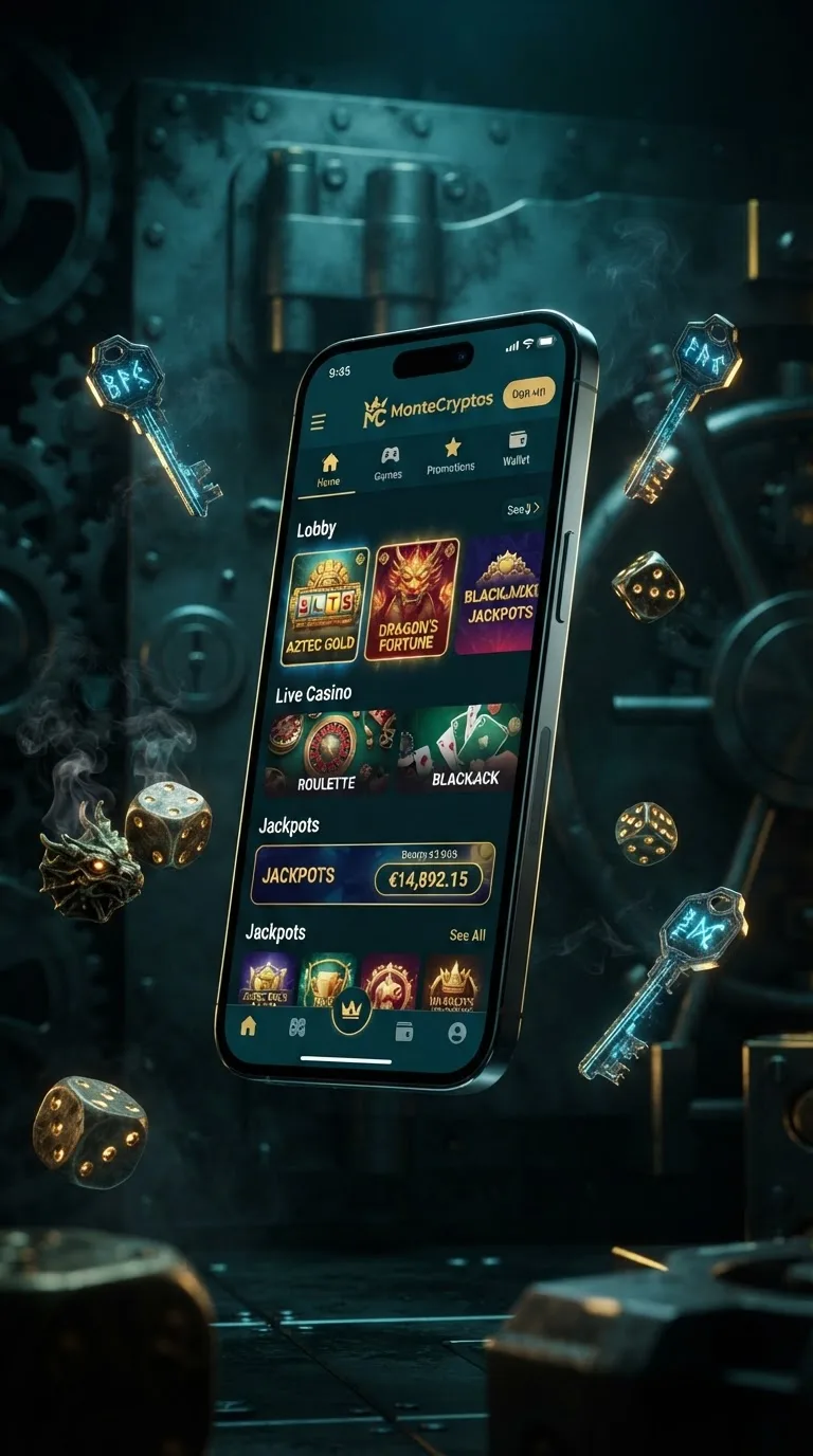 MonteCryptos Casino App